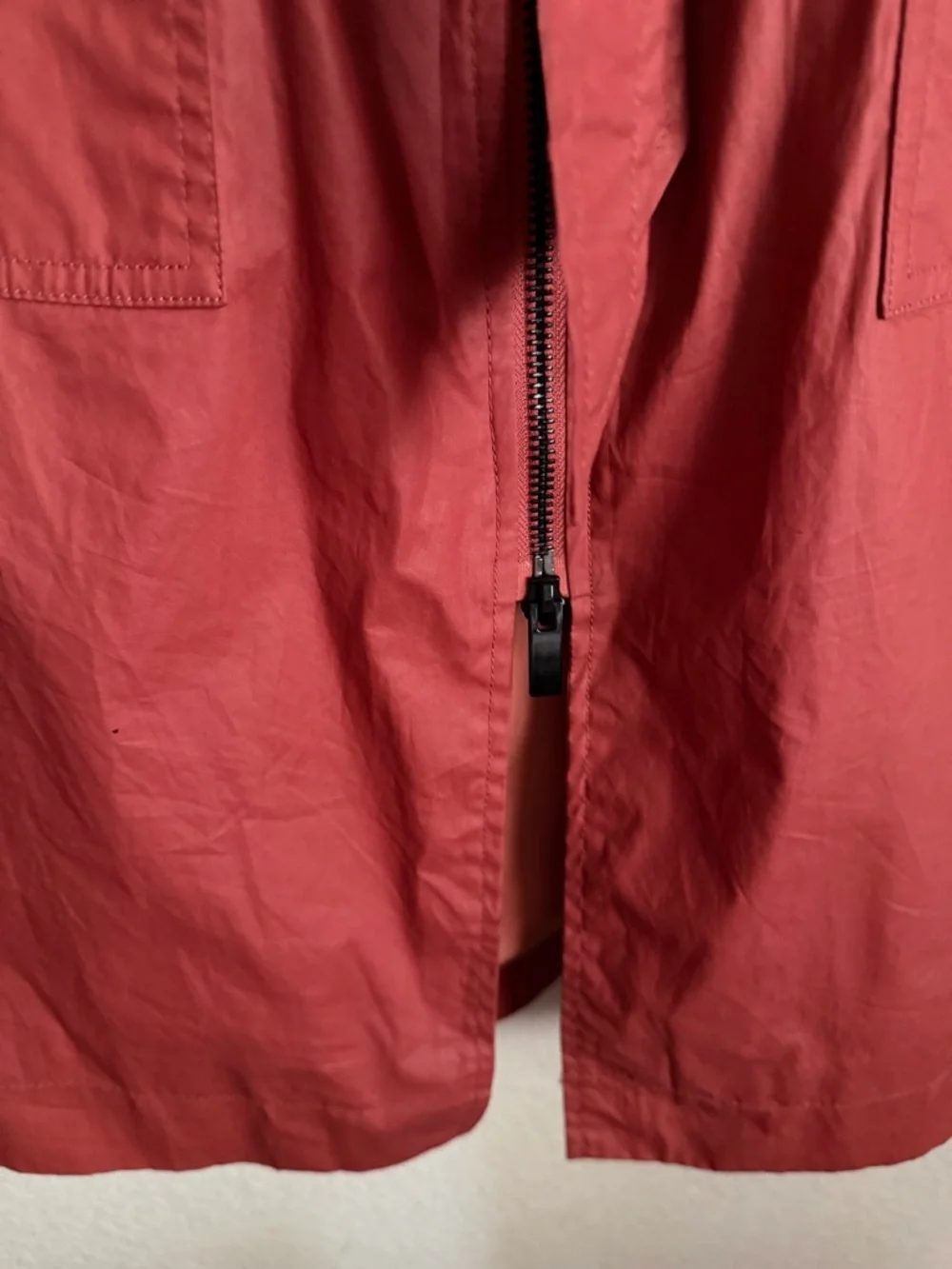 A New Day Women's Rain Anorak Jacket M Colorado Rust